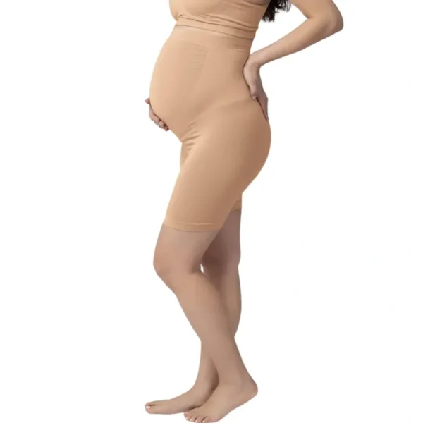 Seamless Bamboo Maternity Thigh Saver | Beige - CaringForTots - Professional Baby and Children's Products | Caring for Growth, Caring for Every Moment* Underwear