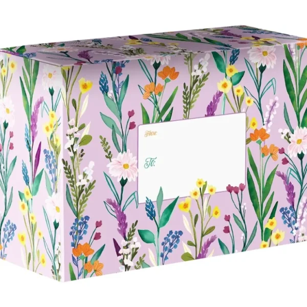 Secret Garden Medium Floral Printed Gift Mailing Boxes - CaringForTots - Professional Baby and Children's Products | Caring for Growth, Caring for Every Moment* Mailing Boxes