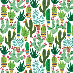 Sedona Cactus Gift Wrap - CaringForTots - Professional Baby and Children's Products | Caring for Growth, Caring for Every Moment* Giftwrapping Paper