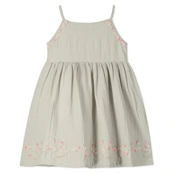Sedona Hand Embroidered Woven Dress - CaringForTots - Professional Baby and Children's Products | Caring for Growth, Caring for Every Moment* Girls