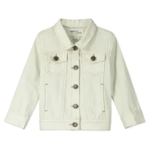 Sedona Warm White Denim Jacket - CaringForTots - Professional Baby and Children's Products | Caring for Growth, Caring for Every Moment* Girls