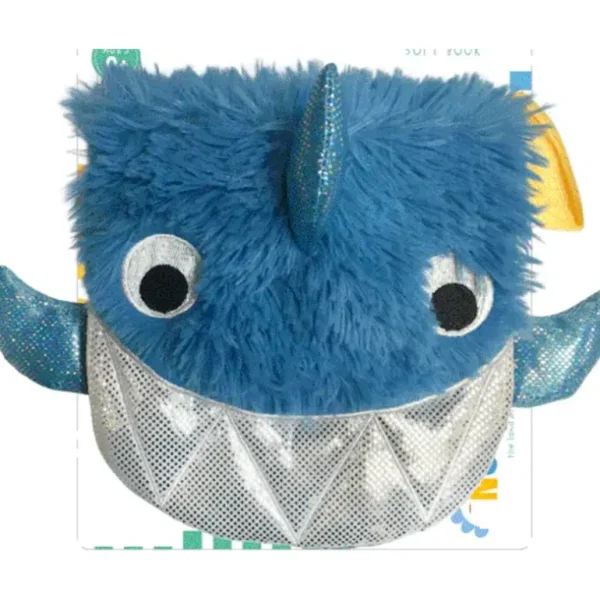 Books | Sensory Snuggables Splash! Hand-Puppet Cloth Book - CaringForTots - Professional Baby and Children's Products | Caring for Growth, Caring for Every Moment