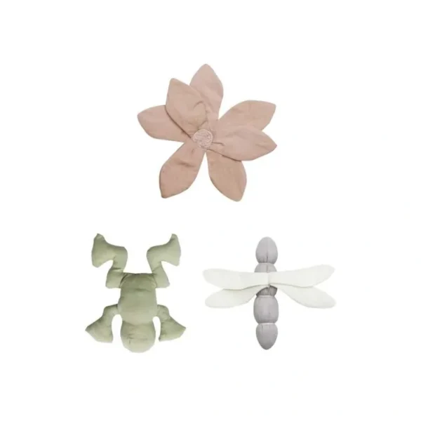 Set Of 3 Crinkle And Rattle Baby Toys Lily Pond - CaringForTots - Professional Baby and Children's Products | Caring for Growth, Caring for Every Moment* Rattles