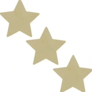 Set Of 3 Unfinished Wooden Star Shape Cutout Diy Craft 3.5 Inches - CaringForTots - Professional Baby and Children's Products | Caring for Growth, Caring for Every Moment* Cutouts