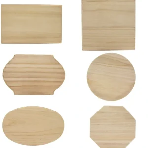 Set Of Wooden Plaques Diy Crafts Blanks Unfinished - CaringForTots - Professional Baby and Children's Products | Caring for Growth, Caring for Every Moment* Cutouts