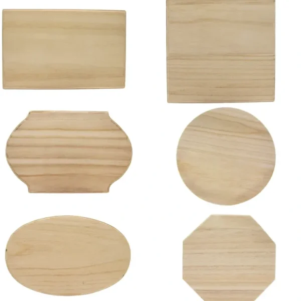 Set Of Wooden Plaques Diy Crafts Blanks Unfinished - CaringForTots - Professional Baby and Children's Products | Caring for Growth, Caring for Every Moment* Cutouts