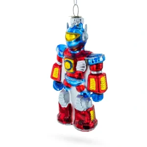 Shape-shifting Robot - Blown Glass Christmas Ornament - CaringForTots - Professional Baby and Children's Products | Caring for Growth, Caring for Every Moment* Christmas Tree Ornaments