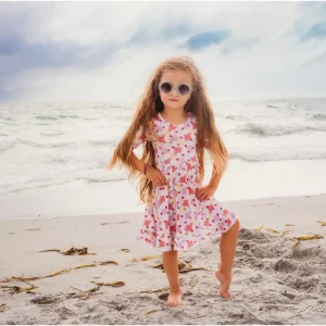 Shell Yeah Checkers Dream Ruffle Dress - CaringForTots - Professional Baby and Children's Products | Caring for Growth, Caring for Every Moment* Dresses - Twirl