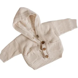 Sherpa Knit Hoodie - CaringForTots - Professional Baby and Children's Products | Caring for Growth, Caring for Every Moment* Hoodies