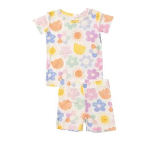 Short Lounge Wear Set - Happy Suns - CaringForTots - Professional Baby and Children's Products | Caring for Growth, Caring for Every Moment* Pajamas - Short Set