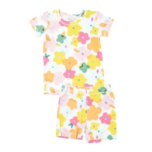 Short Loungewear Set - Paper Floral - CaringForTots - Professional Baby and Children's Products | Caring for Growth, Caring for Every Moment* Pajamas - Short Set