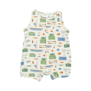 Shortie Romper - Fishing Tools - CaringForTots - Professional Baby and Children's Products | Caring for Growth, Caring for Every Moment* Shorts