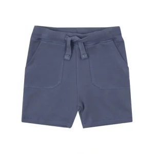 Shorts - Footballs Inky Blue - CaringForTots - Professional Baby and Children's Products | Caring for Growth, Caring for Every Moment* Shorts