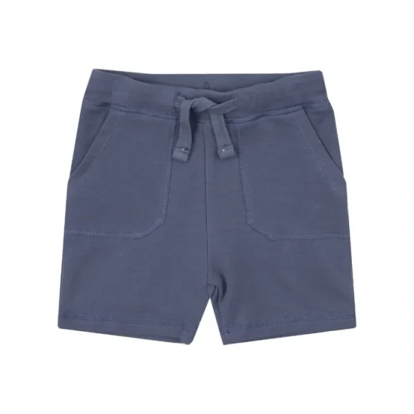 Shorts - Footballs Inky Blue - CaringForTots - Professional Baby and Children's Products | Caring for Growth, Caring for Every Moment* Shorts