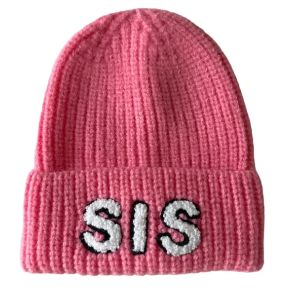 Sis Knit Hat-Bubblegum - CaringForTots - Professional Baby and Children's Products | Caring for Growth, Caring for Every Moment* Hats