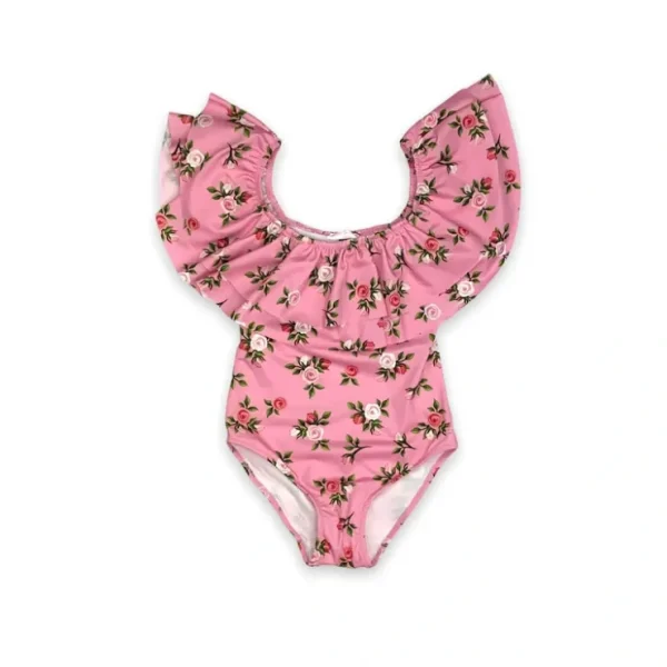 Sissi Pink Roses One Piece - CaringForTots - Professional Baby and Children's Products | Caring for Growth, Caring for Every Moment* One-Pieces