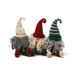Sitting Gnomes 8"- Set Of 3 - CaringForTots - Professional Baby and Children's Products | Caring for Growth, Caring for Every Moment* Christmas Home Decor