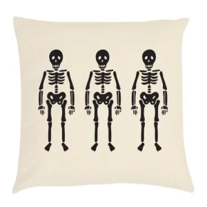 Skeleton Gang Pillow Cover - CaringForTots - Professional Baby and Children's Products | Caring for Growth, Caring for Every Moment* Decorative Pillows