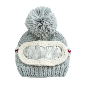 Ski Goggle Hat, Bowie Grey - CaringForTots - Professional Baby and Children's Products | Caring for Growth, Caring for Every Moment* Baby Hats