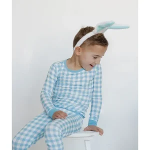Sky Blue Gingham Dream Set - CaringForTots - Professional Baby and Children's Products | Caring for Growth, Caring for Every Moment* The Dream Set