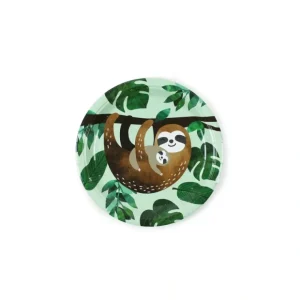 Sloth Plates, 12 Ct - CaringForTots - Professional Baby and Children's Products | Caring for Growth, Caring for Every Moment* Party Plates