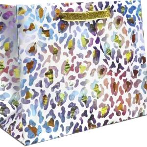 Small Gift Bags, Fancy Leopard Print with Foil Accents - CaringForTots - Professional Baby and Children's Products | Caring for Growth, Caring for Every Moment* Favor Bags & Boxes