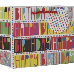 Small Matte Birthday Party Gift Bags, Glitterbration - CaringForTots - Professional Baby and Children's Products | Caring for Growth, Caring for Every Moment* Favor Bags & Boxes