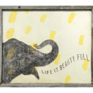 Smart Elephant Art Piece - CaringForTots - Professional Baby and Children's Products | Caring for Growth, Caring for Every Moment* Decor