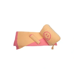 Smiley Clutter Pink/mud Yellow - CaringForTots - Professional Baby and Children's Products | Caring for Growth, Caring for Every Moment* Baby Blankets