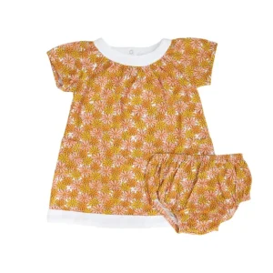Smiley Daisy Dress For Baby Toddler Girls - CaringForTots - Professional Baby and Children's Products | Caring for Growth, Caring for Every Moment* Dresses
