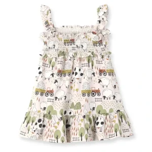 Smocked Farm Dress - CaringForTots - Professional Baby and Children's Products | Caring for Growth, Caring for Every Moment* Dresses