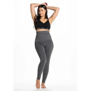 Snapback Postpartum Leggings - Charcoal Gray - CaringForTots - Professional Baby and Children's Products | Caring for Growth, Caring for Every Moment* Leggings