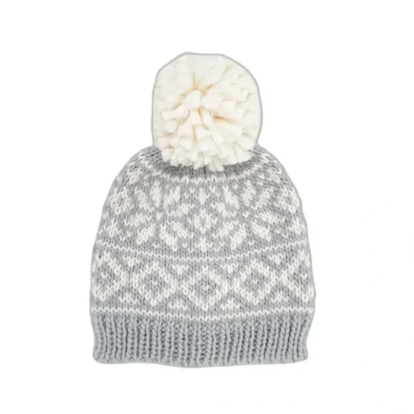 Snowflake Hat, Bowie Grey - CaringForTots - Professional Baby and Children's Products | Caring for Growth, Caring for Every Moment* Baby Hats