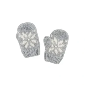 Snowflake Mittens, Bowie Grey - CaringForTots - Professional Baby and Children's Products | Caring for Growth, Caring for Every Moment* Mittens