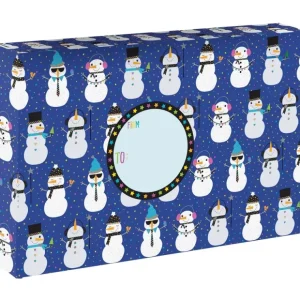 Snowman Party Large Christmas Printed Gift Mailing Boxes - CaringForTots - Professional Baby and Children's Products | Caring for Growth, Caring for Every Moment* Mailing Boxes