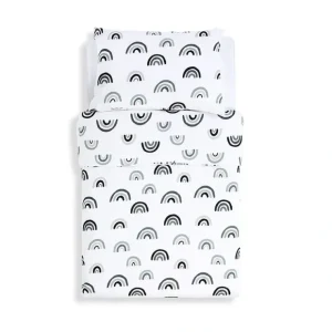 Snuz Duvet Cover & Pillowcase Set - Mono Rainbow - CaringForTots - Professional Baby and Children's Products | Caring for Growth, Caring for Every Moment* Bedding Sets