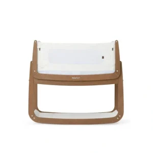 SnuzPod4 Bedside Crib - The Natural Edit - Walnut - CaringForTots - Professional Baby and Children's Products | Caring for Growth, Caring for Every Moment* Bedside Cribs