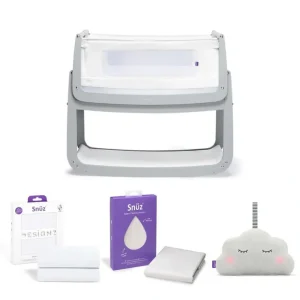 SnuzPod4 Bedside Crib Starter Bundle - CaringForTots - Professional Baby and Children's Products | Caring for Growth, Caring for Every Moment* Bedside Cribs