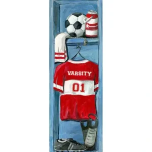 Soccer Locker Wall Art - CaringForTots - Professional Baby and Children's Products | Caring for Growth, Caring for Every Moment* Decor