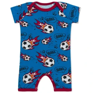Soccer Shortall - CaringForTots - Professional Baby and Children's Products | Caring for Growth, Caring for Every Moment* Rompers - Shortie