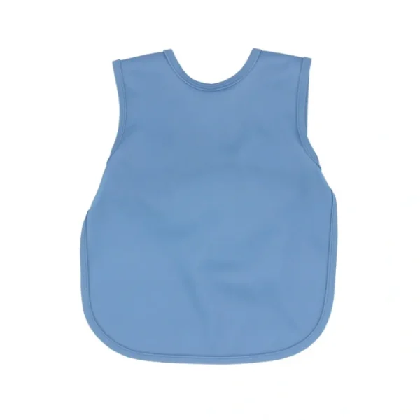 Solid Dusty Blue Minimalist Bapron - CaringForTots - Professional Baby and Children's Products | Caring for Growth, Caring for Every Moment* All Products