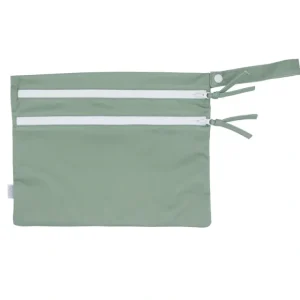 Solid Sage Minimalist - Waterproof Wet Bag (for Mealtime, On-the-go, And More!) - CaringForTots - Professional Baby and Children's Products | Caring for Growth, Caring for Every Moment* All Products