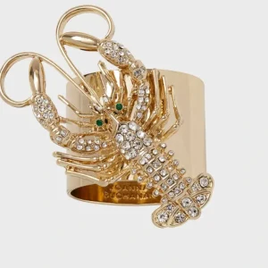 Sparkle Lobster Napkin Rings, Set Of Two - CaringForTots - Professional Baby and Children's Products | Caring for Growth, Caring for Every Moment* Napkin rings