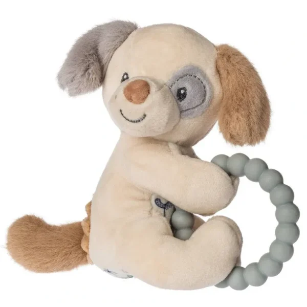 Toys | Sparky Puppy Teether Rattle - CaringForTots - Professional Baby and Children's Products | Caring for Growth, Caring for Every Moment