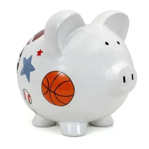 Sports Piggy Bank - CaringForTots - Professional Baby and Children's Products | Caring for Growth, Caring for Every Moment* Decor
