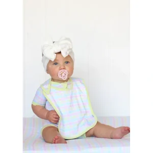 Spring Gingham Dream Baby Bib - CaringForTots - Professional Baby and Children's Products | Caring for Growth, Caring for Every Moment* Bibs