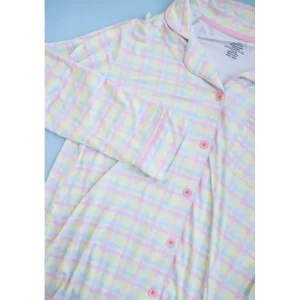 Spring Gingham Womens Dream Gown - CaringForTots - Professional Baby and Children's Products | Caring for Growth, Caring for Every Moment* Women's Dream Gown
