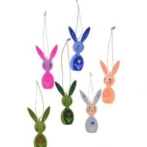 Springtime Rabbits Set Of 6 - CaringForTots - Professional Baby and Children's Products | Caring for Growth, Caring for Every Moment* All Products