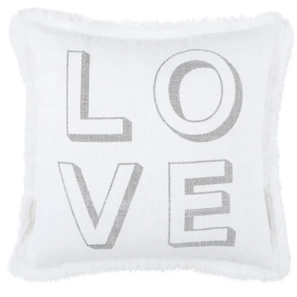 Bedding | Square Pillow - LOVE - CaringForTots - Professional Baby and Children's Products | Caring for Growth, Caring for Every Moment