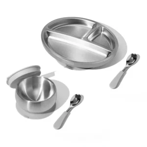 Stainless Steel Rainbow Baby Gift Set - CaringForTots - Professional Baby and Children's Products | Caring for Growth, Caring for Every Moment* Gift Sets